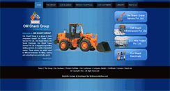 Desktop Screenshot of omshantigroup.com